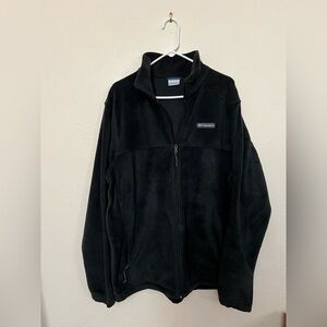 Mens XLT Columbia Fleece Jacket black